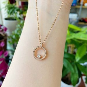 Swarovski Circle Pendant